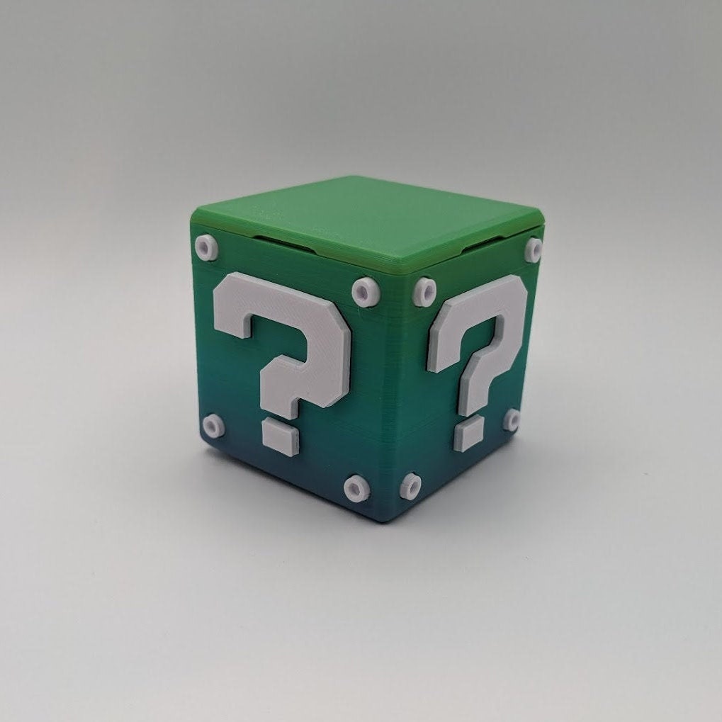 Nintendo Switch Mario Mystery Block Cartridge Holder - 12 Games Total