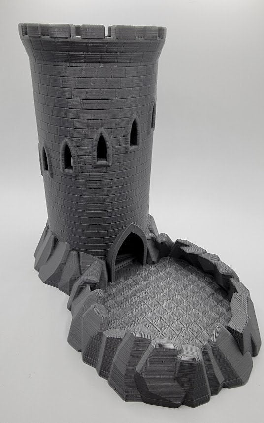 Castle Dice Tower w/tray