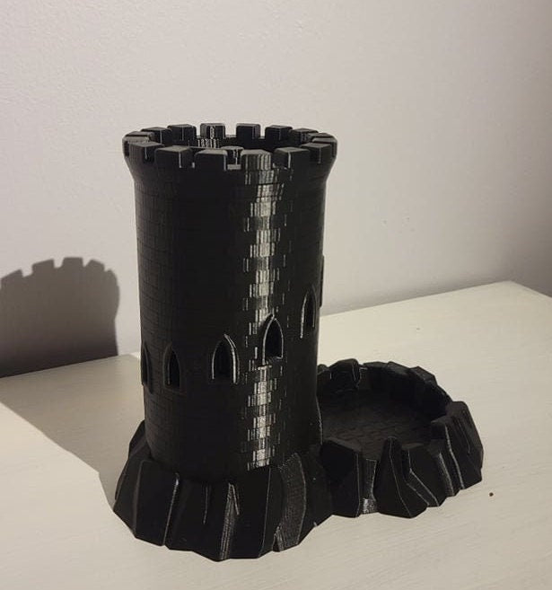 Castle Dice Tower w/tray