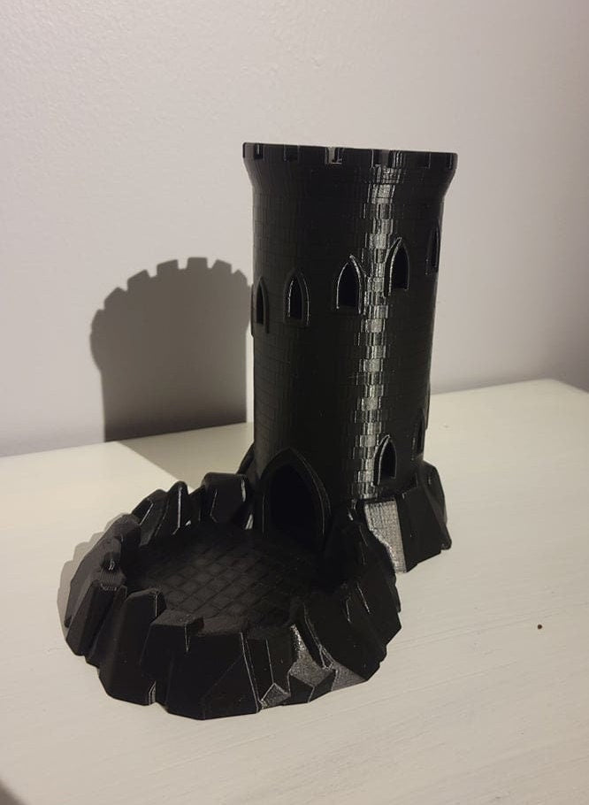Castle Dice Tower w/tray