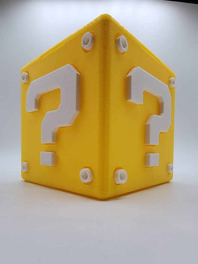 Mario Mystery Block Piggy Bank