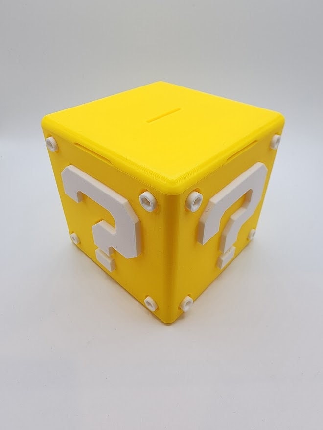 Mario Mystery Block Piggy Bank