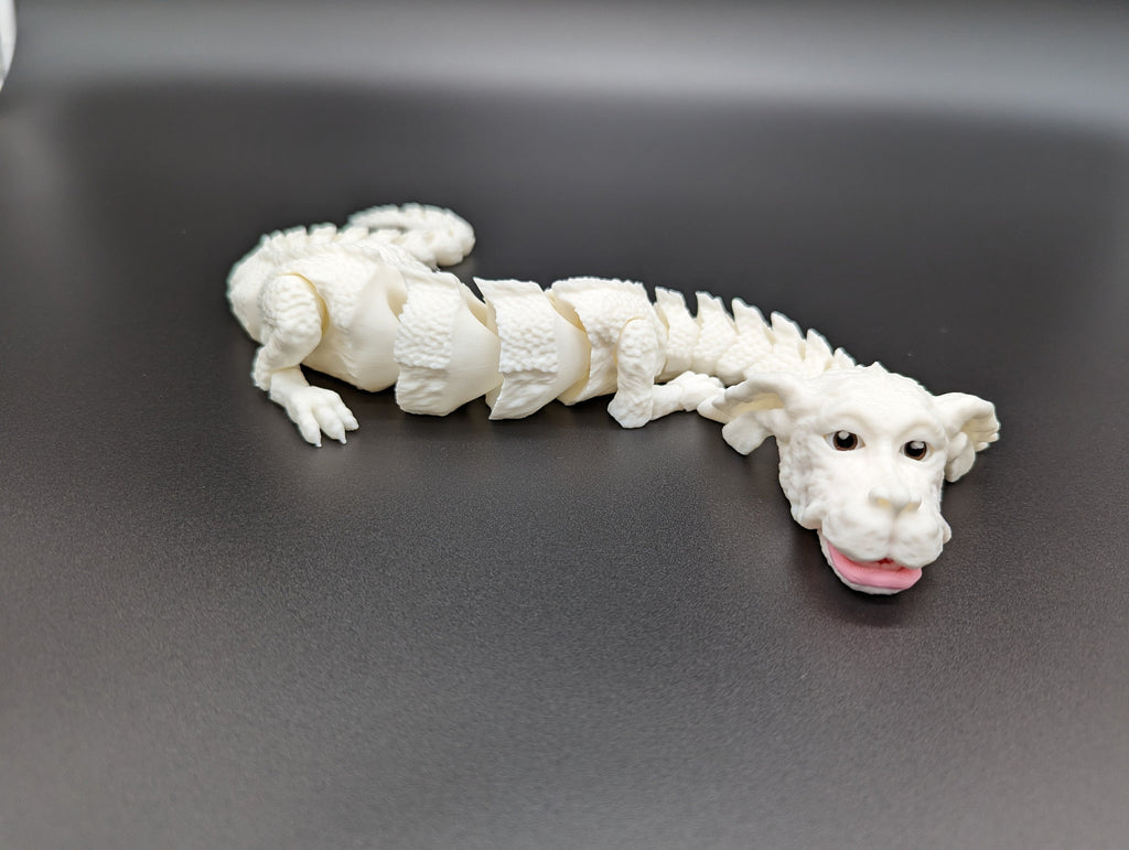 Falkor the Luck Dragon 3D Printed Articulated Figure