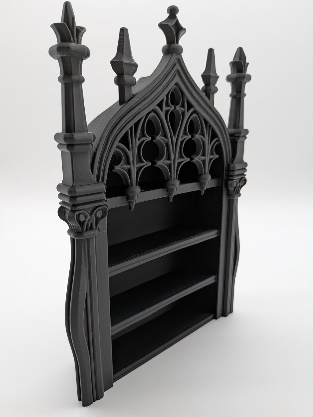 Gothic Cathedral Shelf Display for Dark Decor