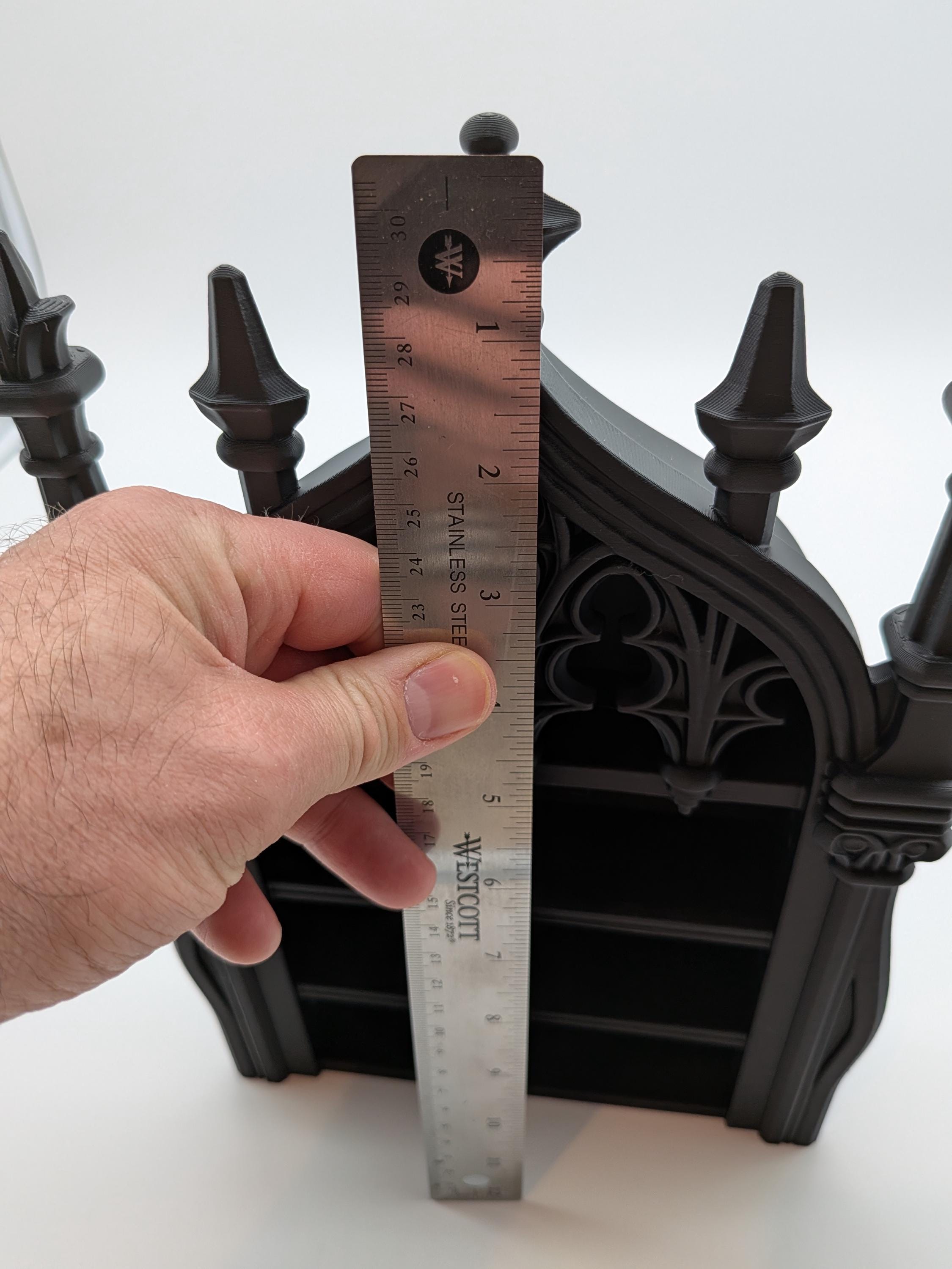 Gothic Cathedral Shelf Display for Dark Decor