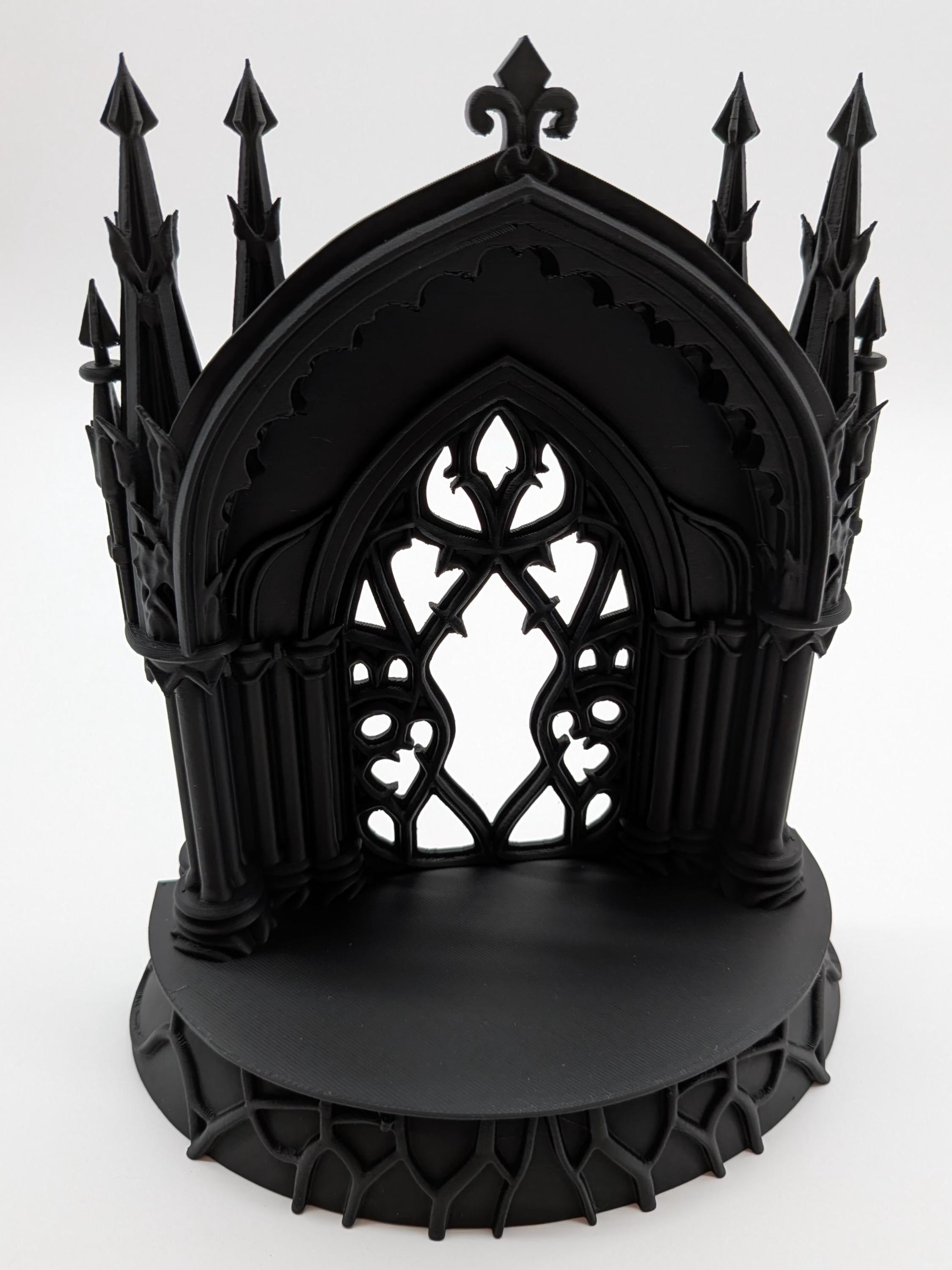 Gothic Cathedral Shelf Display for Dark Decor