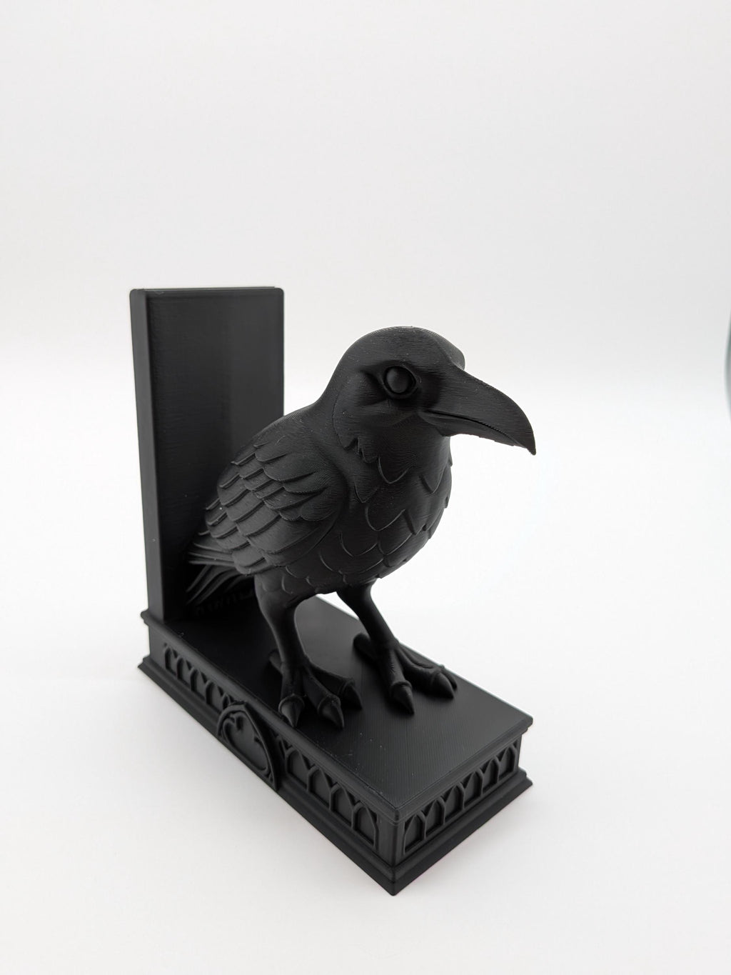 Gothic Raven Bookend