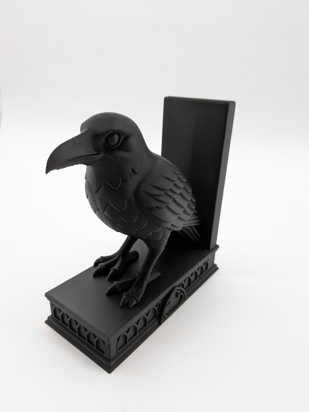 Gothic Raven Bookend