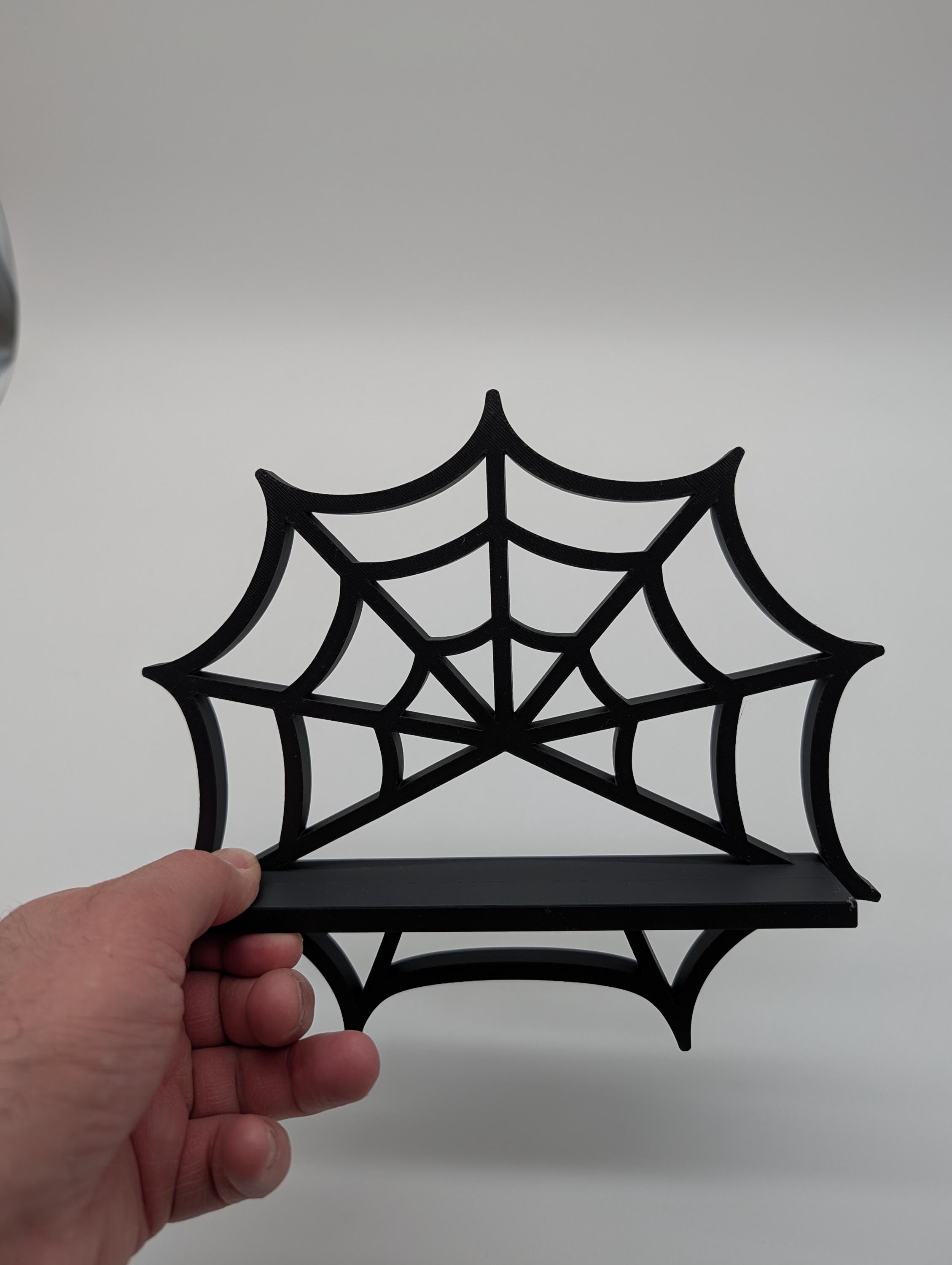 Spider Web Shelf – Gothic Wall Décor