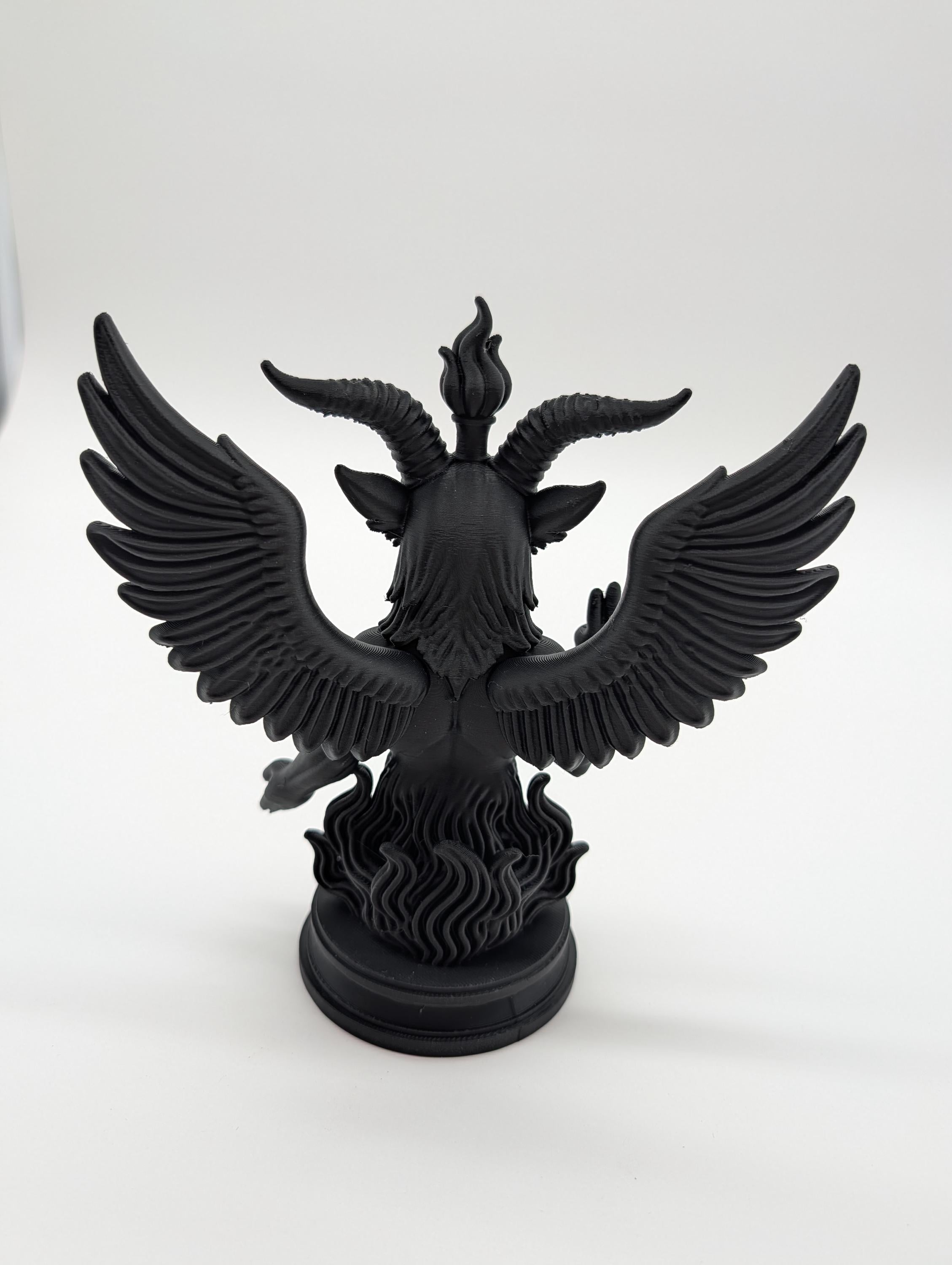 Winged Baphomet Figure - Dark Decor
