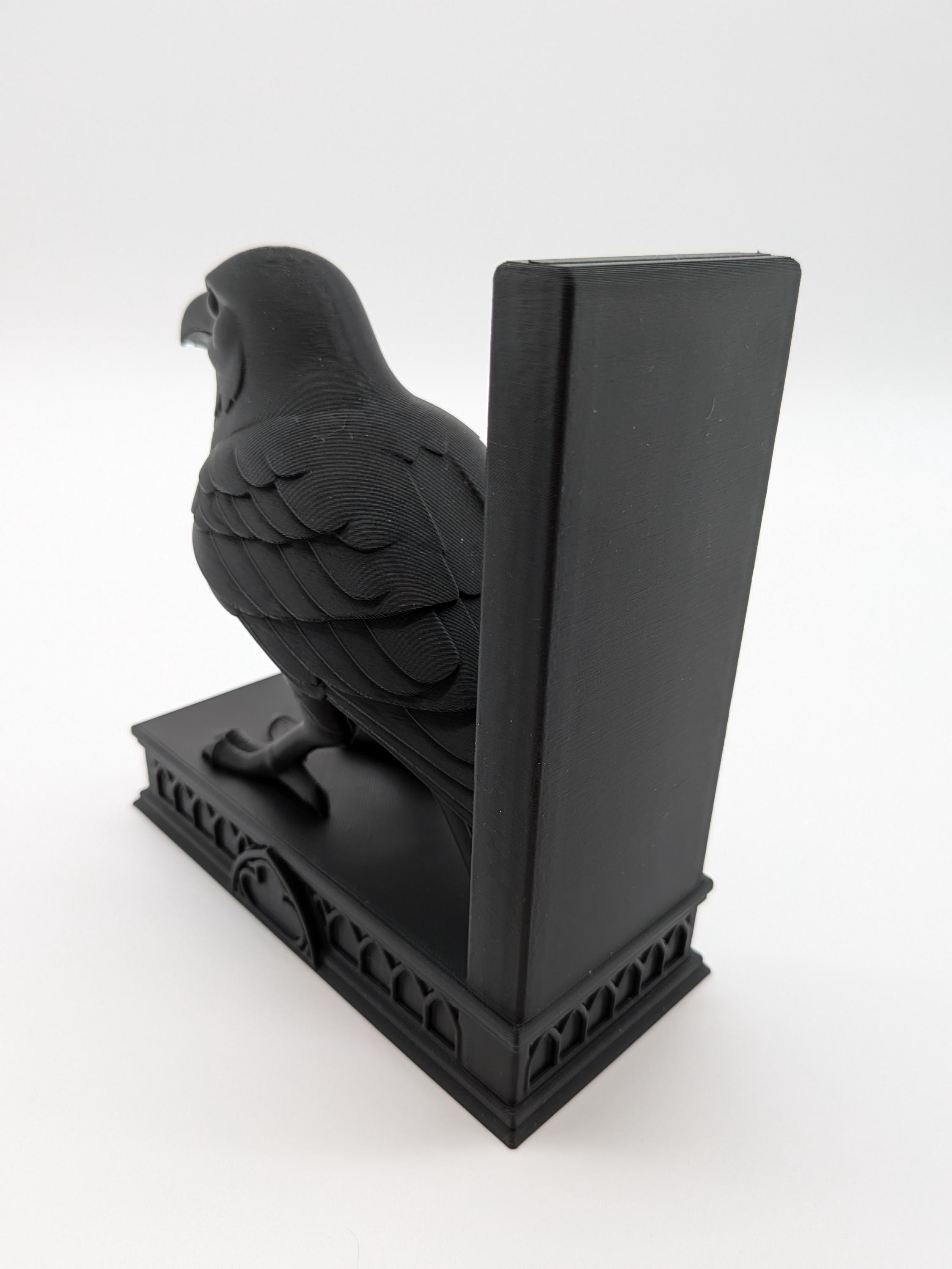 Gothic Raven Bookend