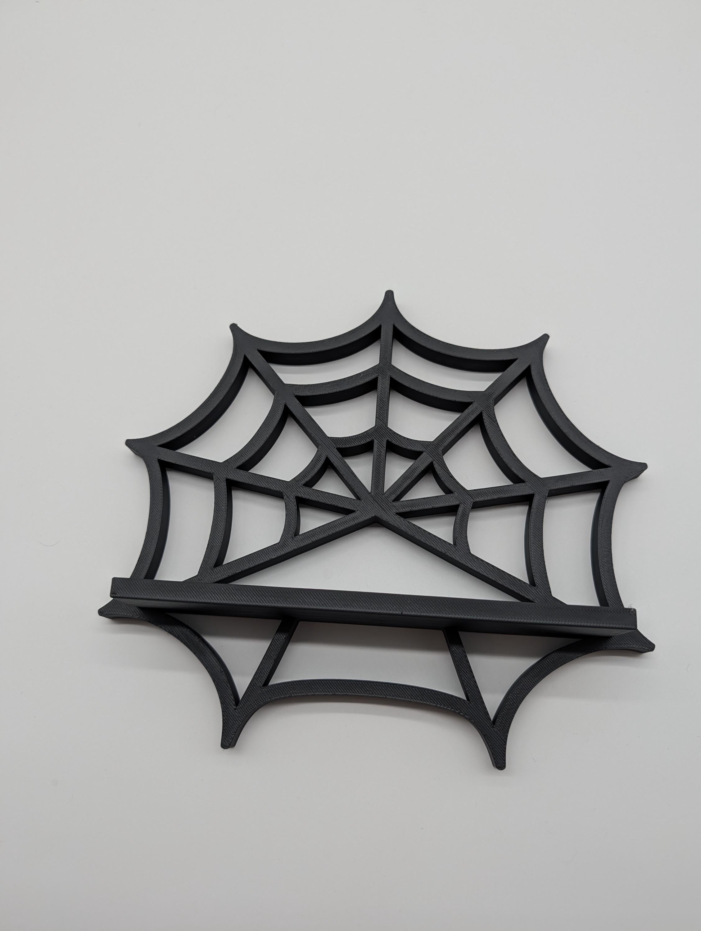Spider Web Shelf – Gothic Wall Décor