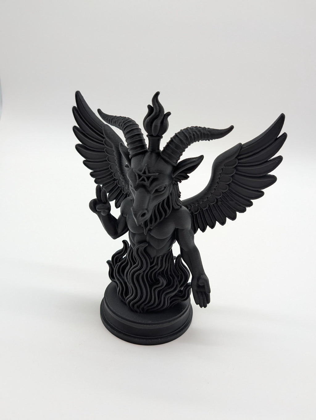 Winged Baphomet Figure - Dark Decor