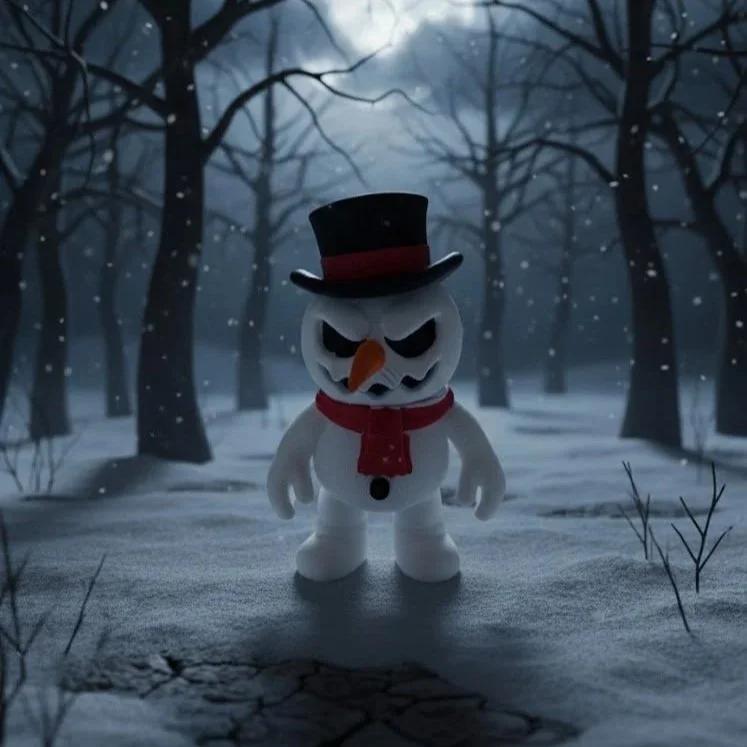 Jack Frostbite - Evil Snowman Gothic Holiday Figurine