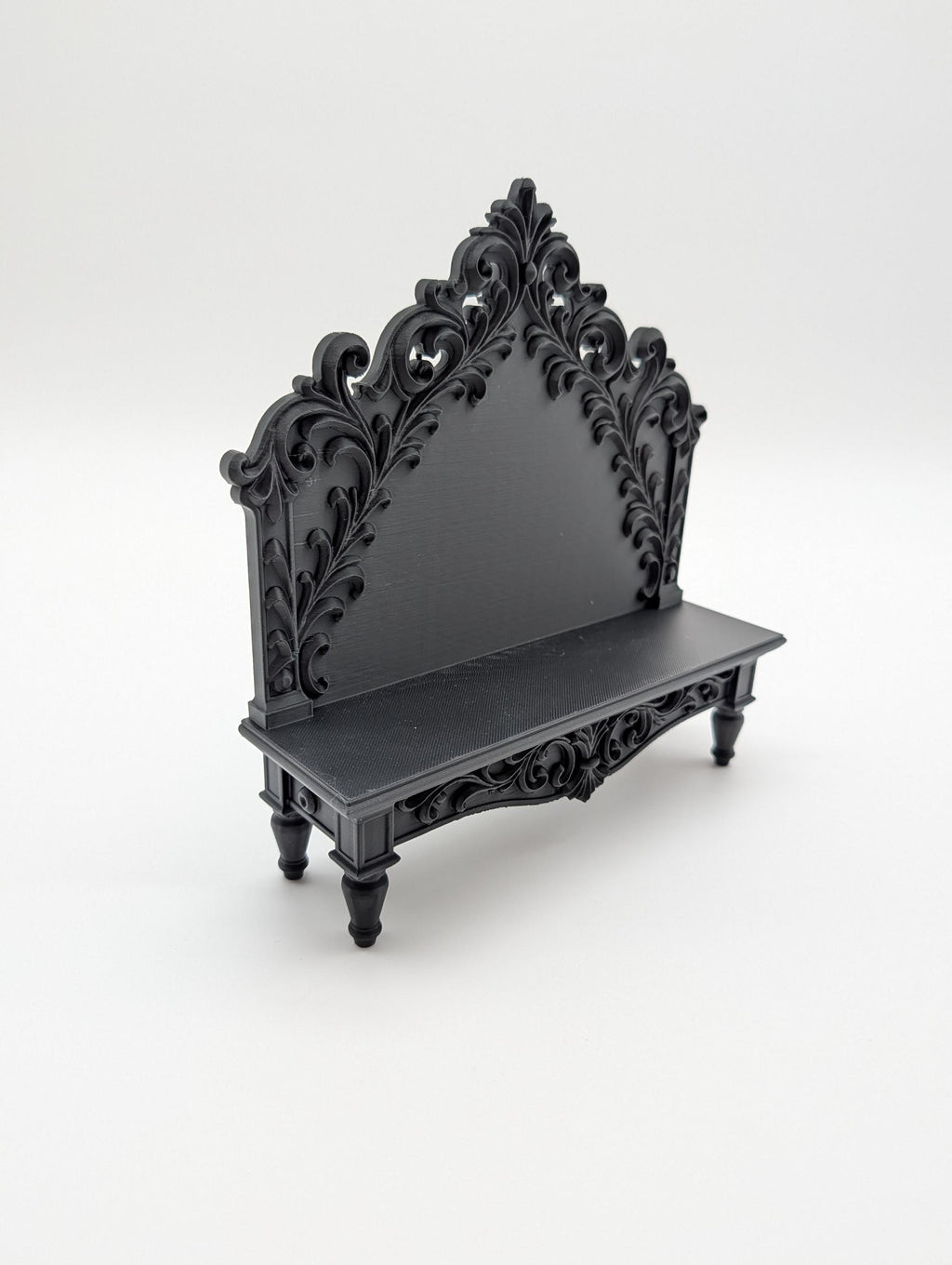 Victorian Gothic Bench Jewelry Crystal Display