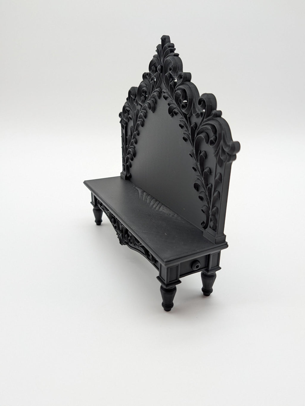Victorian Gothic Bench Jewelry Crystal Display