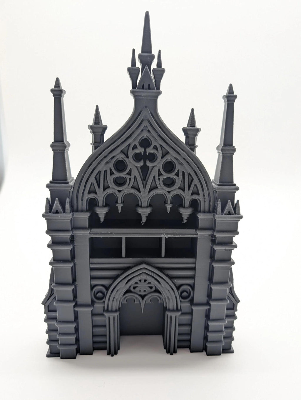 Gothic Cathedral Shelf - 3D Printed Architectural Display