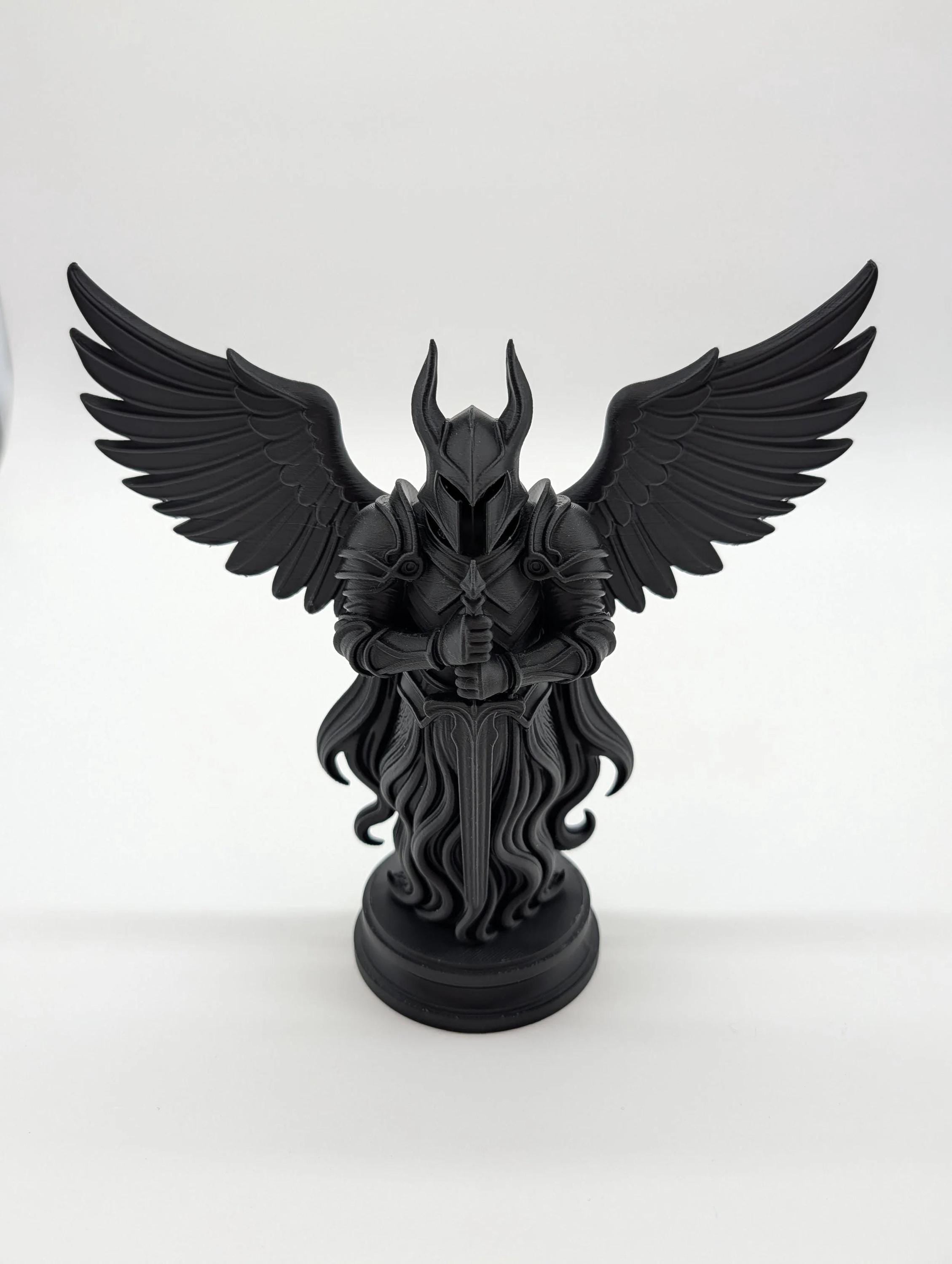 Winged Dark Knight - Gothic Guardian Statue