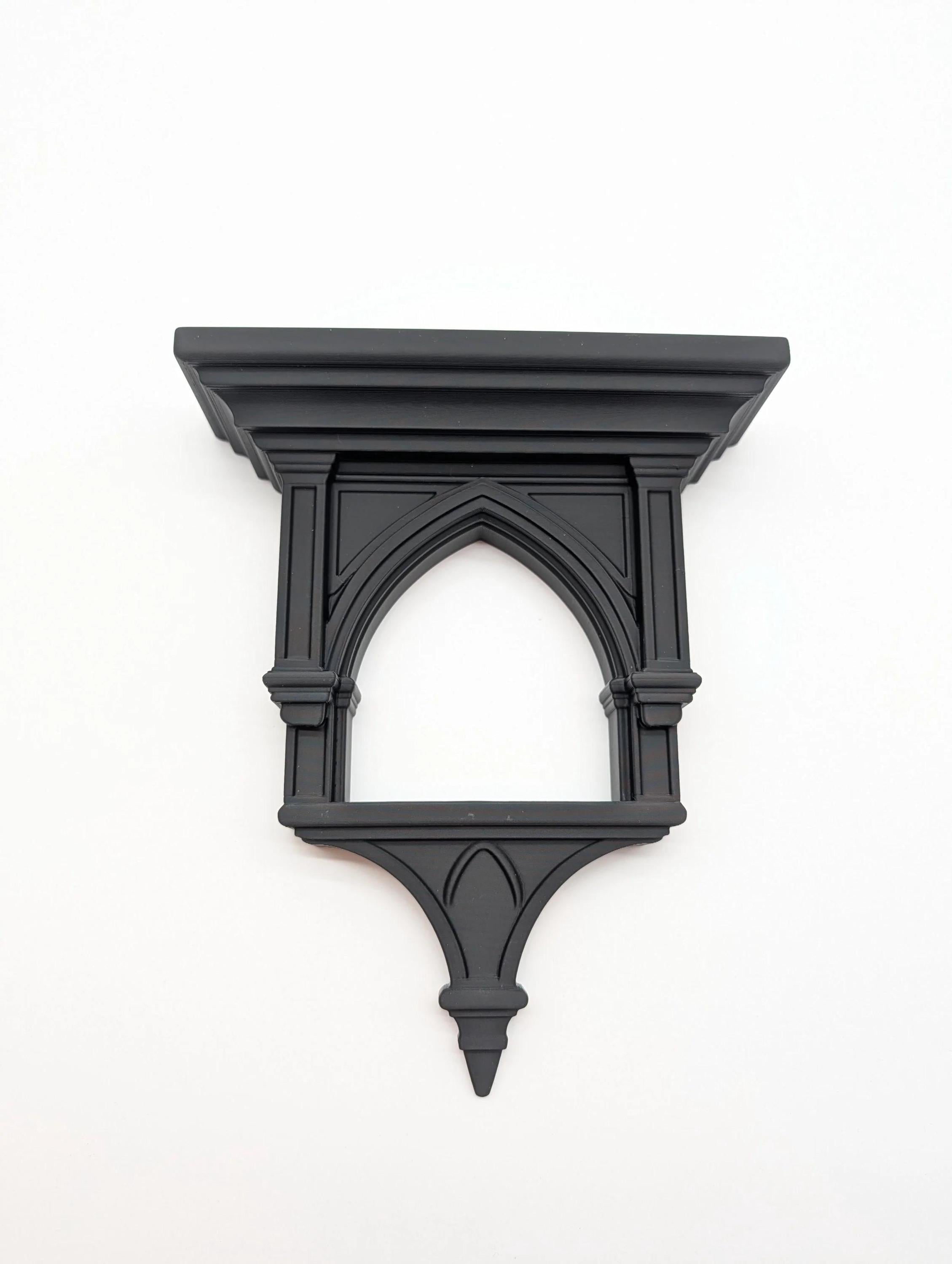 Gothic Arch Wall Corbel - Cathedral-Inspired Wall Decor