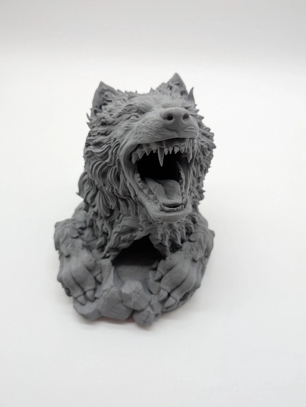 Wolf Head Dice Tower - Ferocious Tabletop Dice Roller
