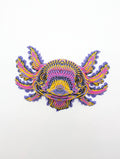 The Neon Axolotl - Psychedelic Wall Décor