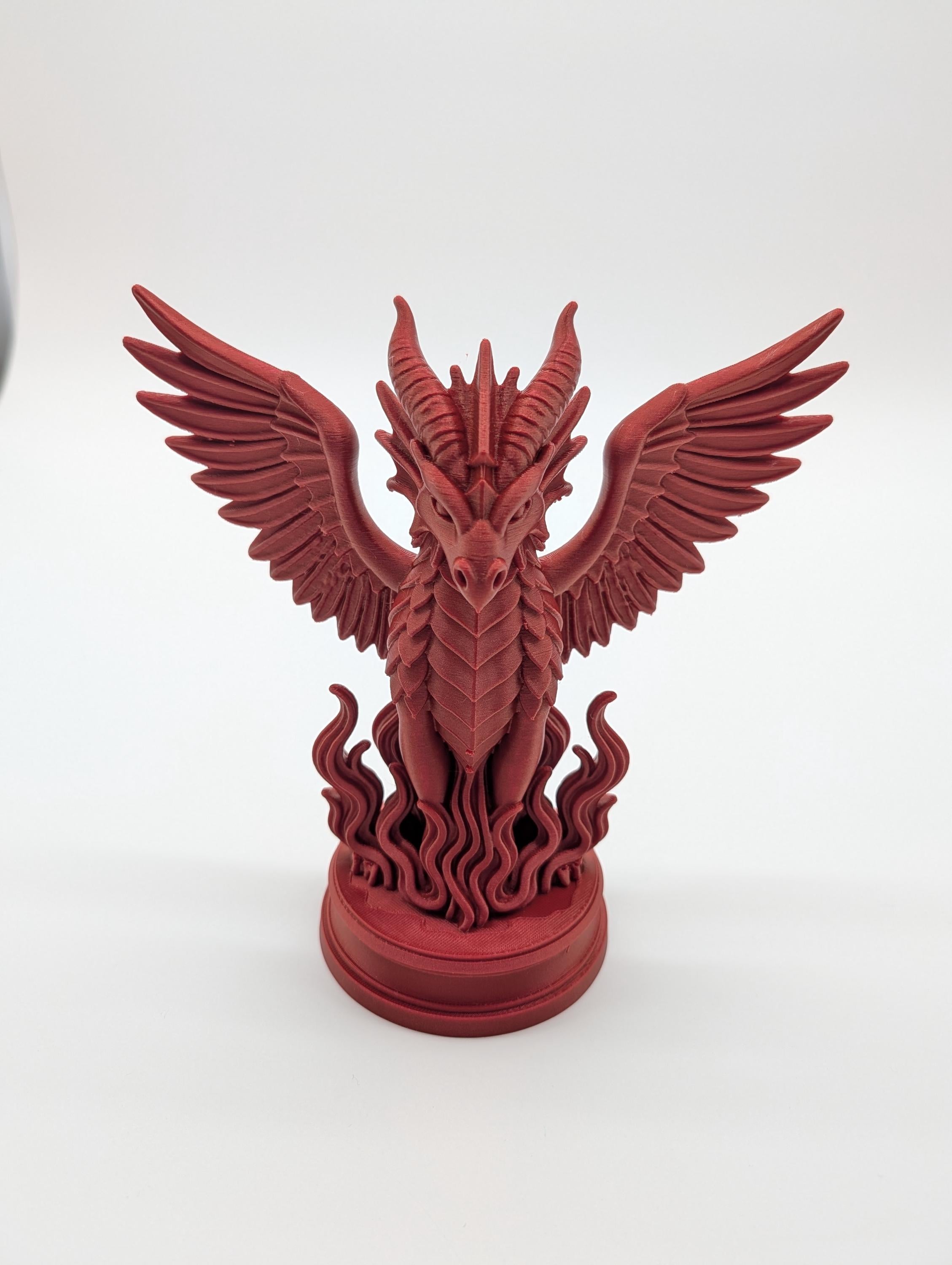 Winged Dragon Statue