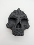 Ornate Filigree Skull with Hidden Compartment