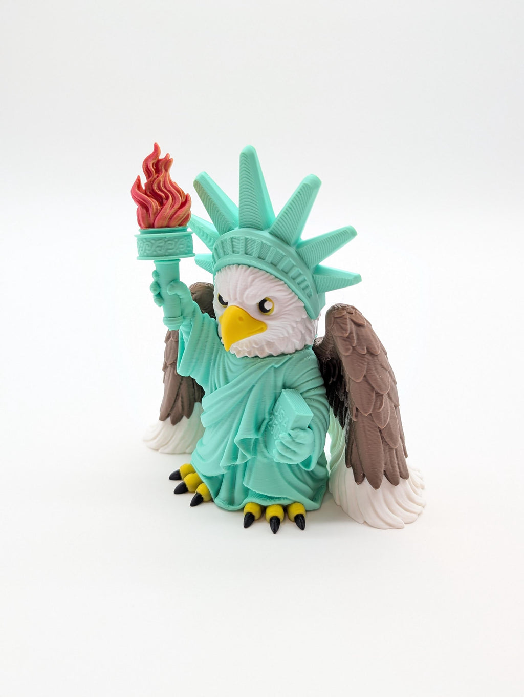 Liberty Eagle - 250 Years of America Semi-quincentennial Decor - Patriotic Bald Eagle Statue